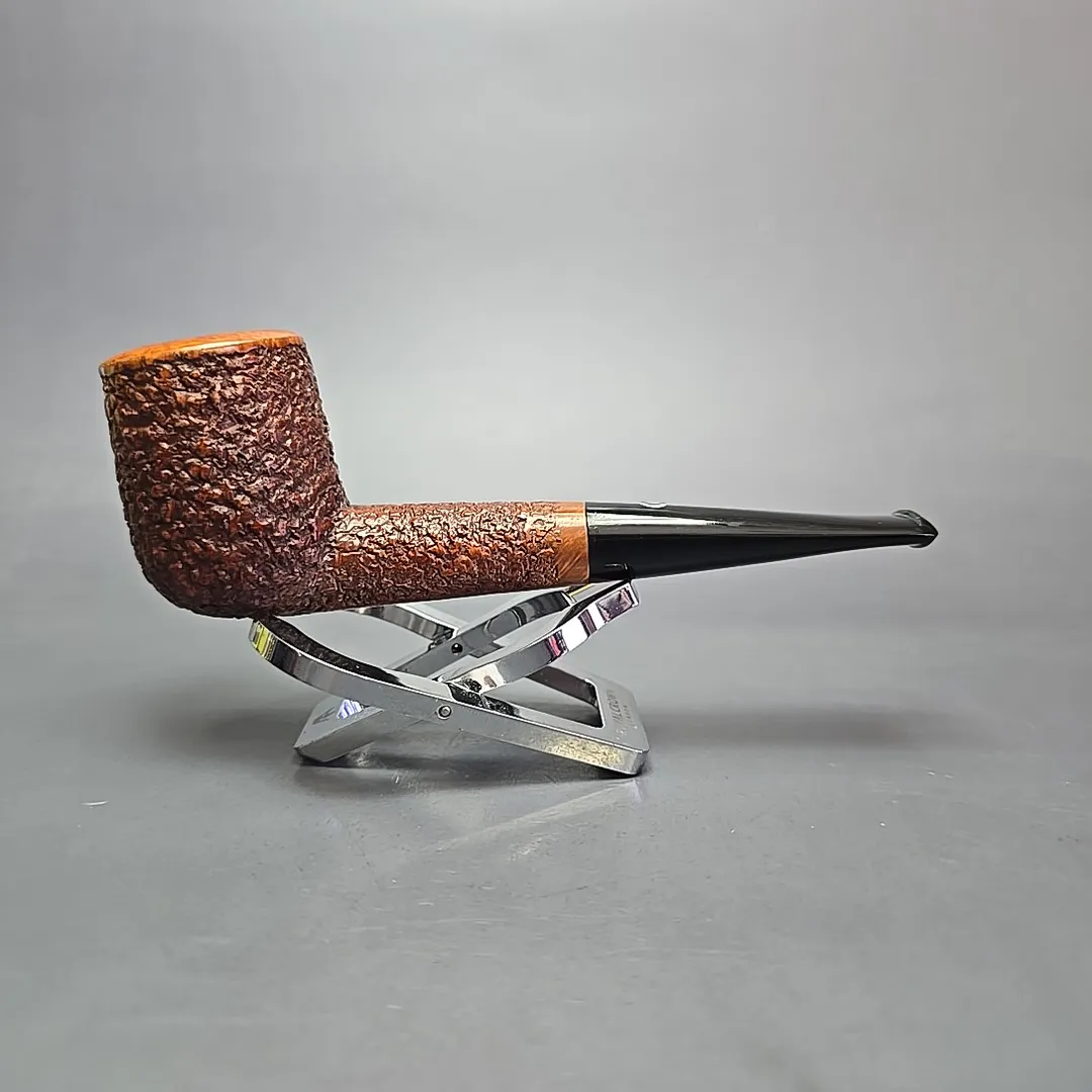 Il Ceppo Imperatori Era (c. 1977-1996) Partially Rusticated Billiard Estate Briar Pipe, Italian Estates - Image 2
