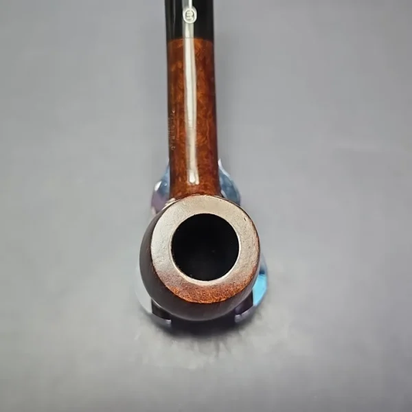 James Upshall A Grade Group 6 Smooth Long Shank Bent Billiard Estate Briar Pipe, Unsmoked - Image 6