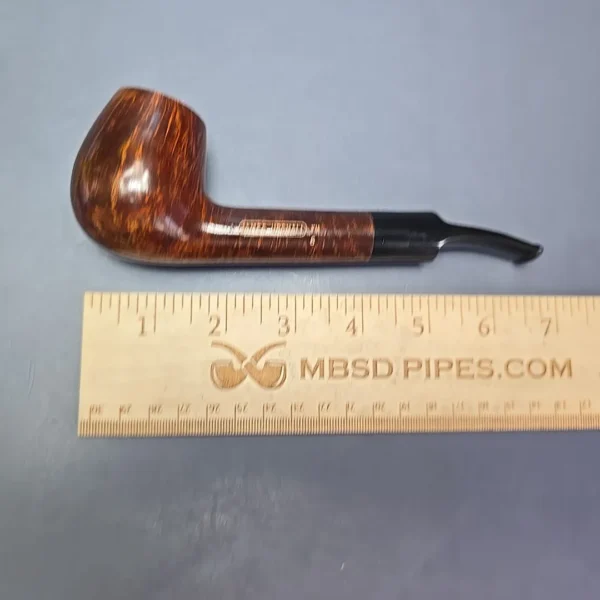 James Upshall A Grade Group 6 Smooth Long Shank Bent Billiard Estate Briar Pipe, Unsmoked - Image 12