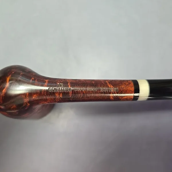4th Generation (by Bruno Nuttens) 10th Anniversary Smooth Stacked Dublin Estate Briar Pipe, Unsmoked - Image 10