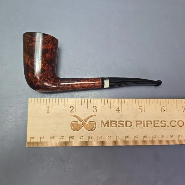 4th Generation (by Bruno Nuttens) 10th Anniversary Smooth Stacked Dublin Estate Briar Pipe, Unsmoked - Image 11