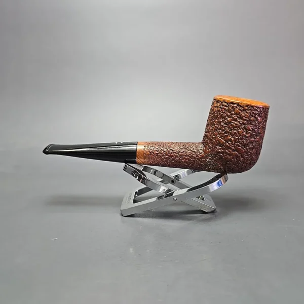 Il Ceppo Imperatori Era (c. 1977-1996) Partially Rusticated Billiard Estate Briar Pipe, Italian Estates - Image 4