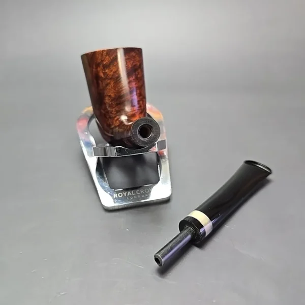 4th Generation (by Bruno Nuttens) 10th Anniversary Smooth Stacked Dublin Estate Briar Pipe, Unsmoked - Image 13