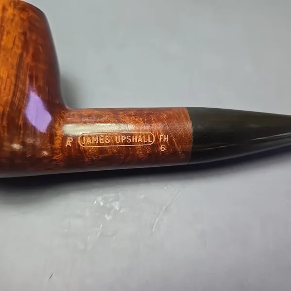 James Upshall A Grade Group 6 Smooth Apple Estate Briar Pipe, Unsmoked - Image 10