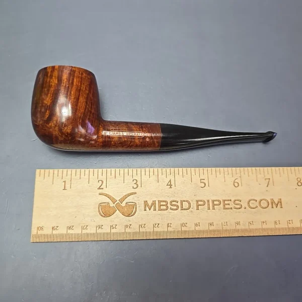 James Upshall A Grade Group 6 Smooth Apple Estate Briar Pipe, Unsmoked - Image 12