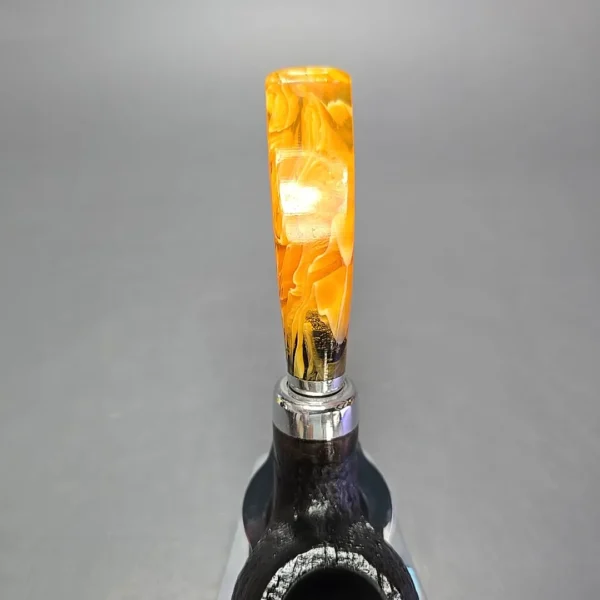 Molina Ambra 105 Sandblasted Apple Briar Pipe, New, 9mm - Image 7