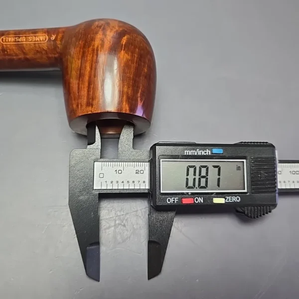 James Upshall A Grade Group 6 Smooth Apple Estate Briar Pipe, Unsmoked - Image 13