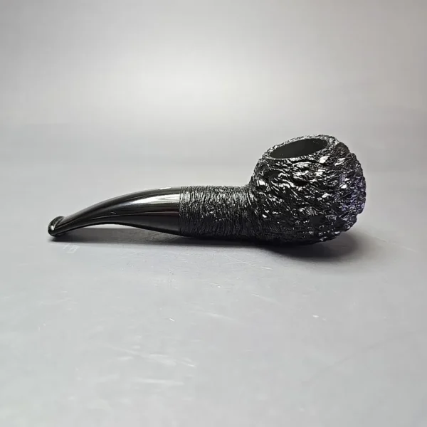 Savinelli 150th Anniversary Capri Root Briar 320 KS Rusticated Author Briar Pipe, New - Image 4