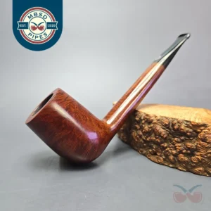 James Upshall A Grade Group 6 Smooth Stack Canadian Estate Briar Pipe, Unsmoked