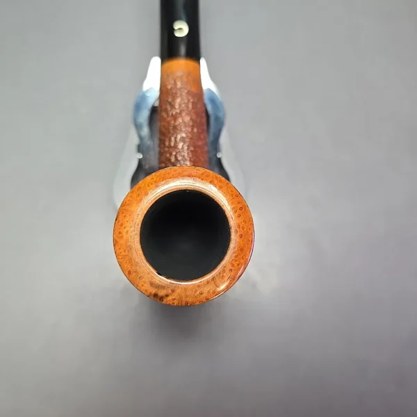 Il Ceppo Imperatori Era (c. 1977-1996) Partially Rusticated Billiard Estate Briar Pipe, Italian Estates - Image 6