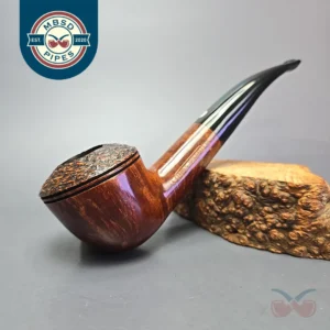 James Upshall A Grade Group 6 Partially Rusticated Rhodesian Estate Briar Pipe, Unsmoked