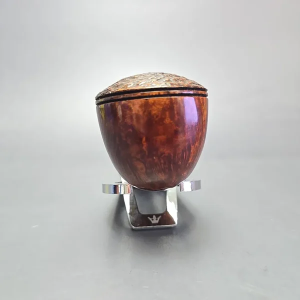 James Upshall A Grade Group 6 Partially Rusticated Rhodesian Estate Briar Pipe, Unsmoked - Image 3