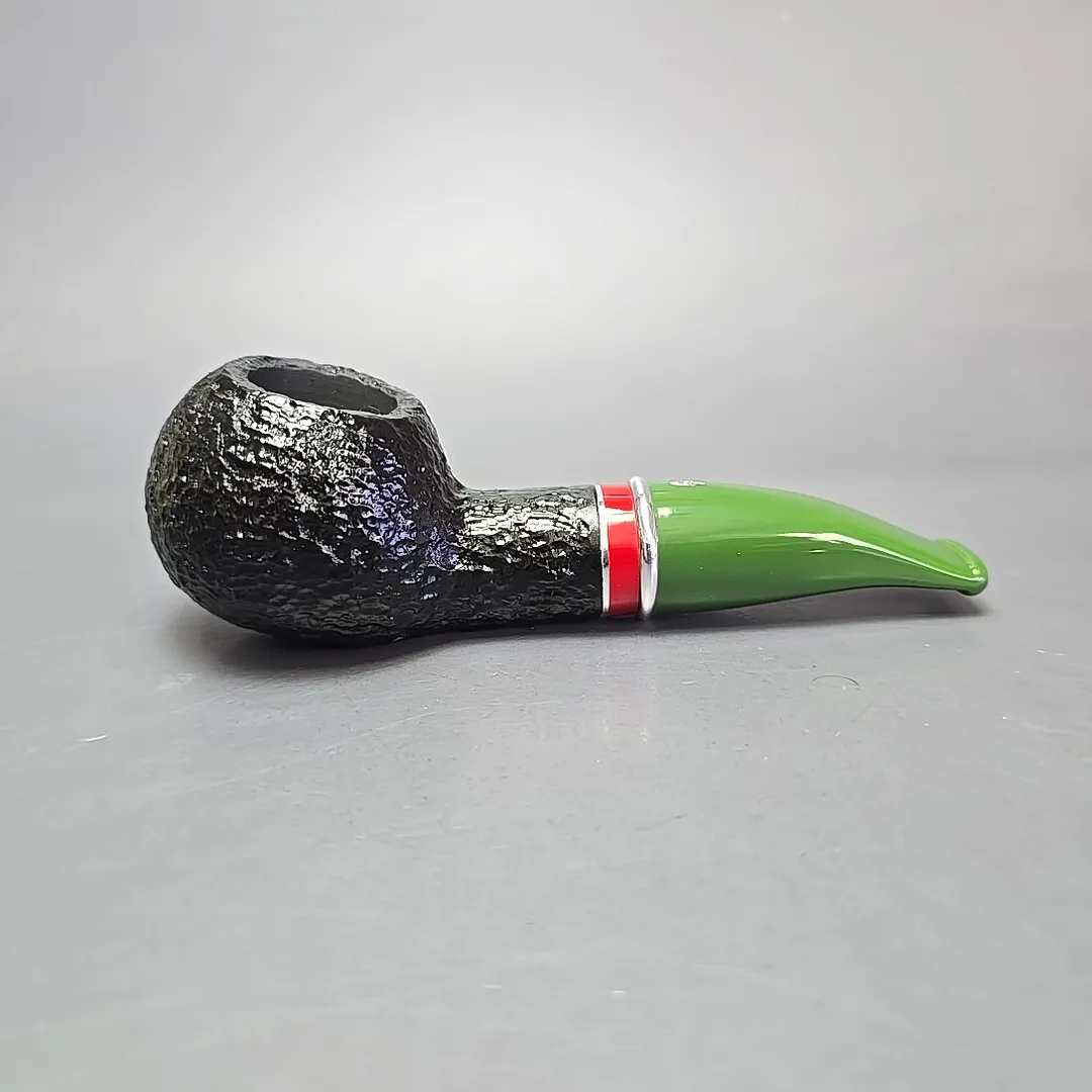 Savinelli 2025 Saint Nicholas 320 KS Rusticated Author Estate Briar Pipe, Unsmoked, 6mm - Image 2