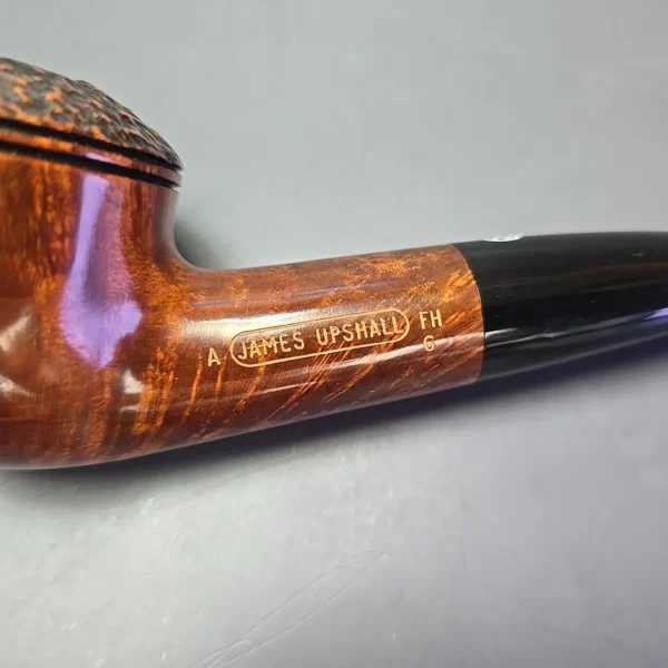 James Upshall A Grade Group 6 Partially Rusticated Rhodesian Estate Briar Pipe, Unsmoked - Image 11