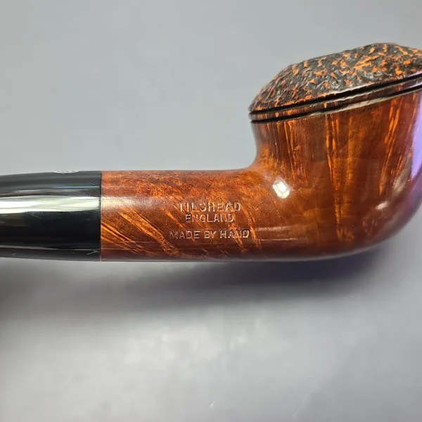 James Upshall A Grade Group 6 Partially Rusticated Rhodesian Estate Briar Pipe, Unsmoked - Image 12