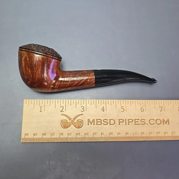 James Upshall A Grade Group 6 Partially Rusticated Rhodesian Estate Briar Pipe, Unsmoked - Image 13