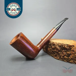 James Upshall A Grade Group 6 Smooth “Newmarket” Stack Estate Briar Pipe, Unsmoked