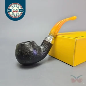 Molina Ambra 105 Sandblasted Apple Briar Pipe, New, 9mm