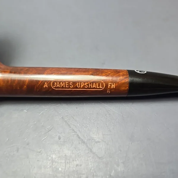 James Upshall A Grade Group 6 Smooth “Newmarket” Stack Estate Briar Pipe, Unsmoked - Image 9