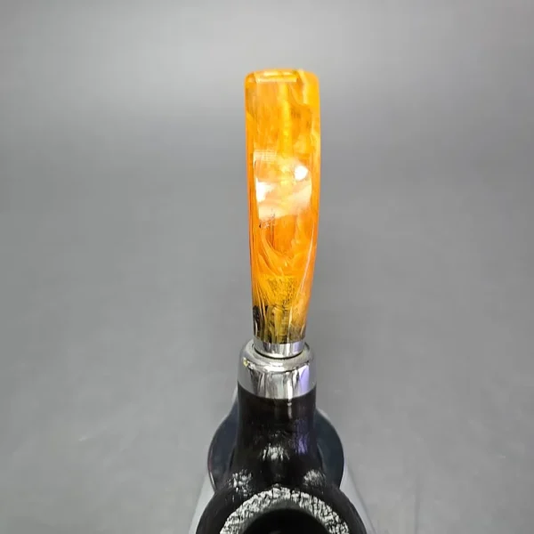 Molina Ambra 105 Sandblasted Apple Briar Pipe, New, 9mm - Image 7