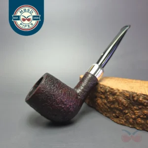 Dunhill 1973 Shell Briar LBS Sandblasted Army Mount Billiard Estate Briar Pipe, English Estates