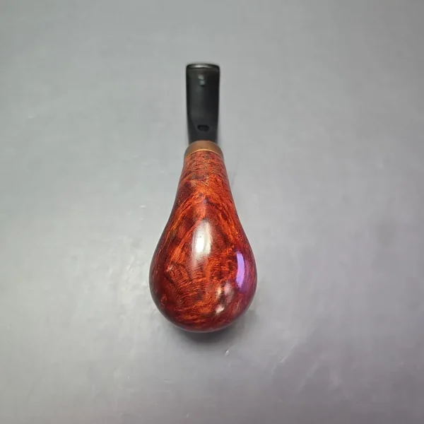 4th Generation (by Ascorti) Forza Fiano 1855 Smooth Bent Billiard Estate Briar Pipe, Unsmoked - Image 9