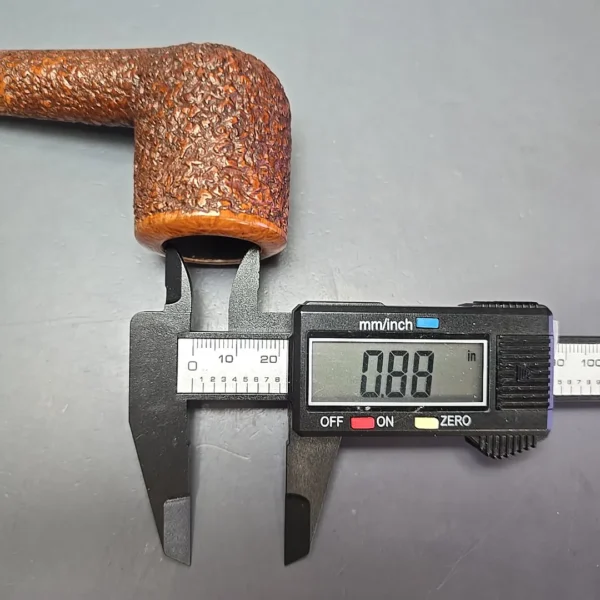 Il Ceppo Imperatori Era (c. 1977-1996) Partially Rusticated Billiard Estate Briar Pipe, Italian Estates - Image 12