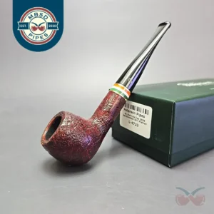 Peterson 2026 St Patrick's Day 87 Sandblasted Apple Briar Pipe, New