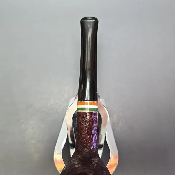 Peterson 2026 St Patrick's Day 87 Sandblasted Apple Briar Pipe, New - Image 7