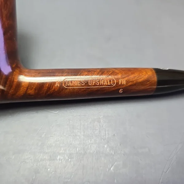 James Upshall A Grade Group 6 Smooth “Newmarket” Stack Estate Briar Pipe, Unsmoked - Image 10