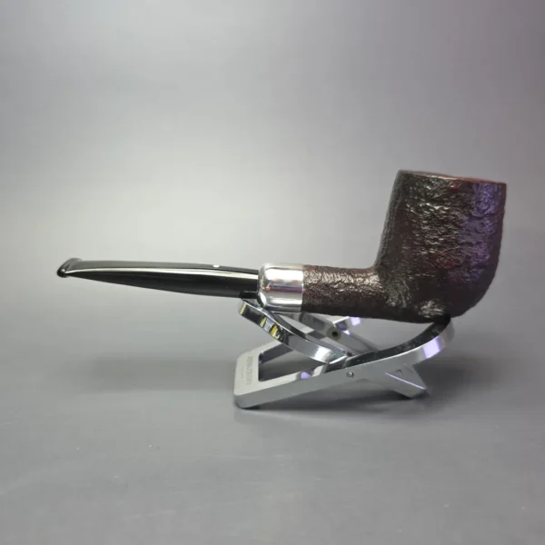 Dunhill 1973 Shell Briar LBS Sandblasted Army Mount Billiard Estate Briar Pipe, English Estates - Image 4
