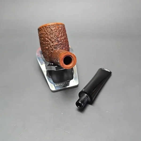 Il Ceppo Imperatori Era (c. 1977-1996) Partially Rusticated Billiard Estate Briar Pipe, Italian Estates - Image 13