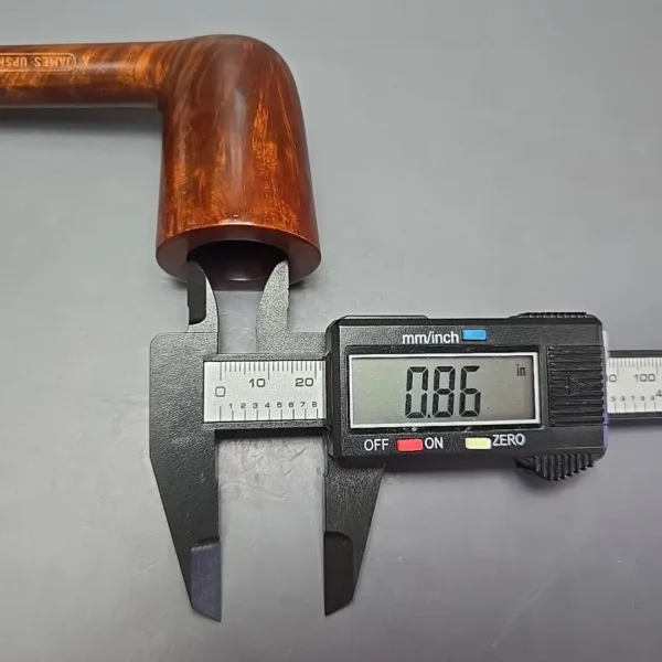 James Upshall A Grade Group 6 Smooth “Newmarket” Stack Estate Briar Pipe, Unsmoked - Image 13