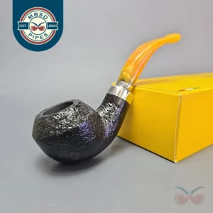 Molina Ambra 103 Sandblasted Rhodesian Briar Pipe, New, 9mm