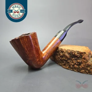 James Upshall A Grade EXL Smooth Panel Dublin Estate Briar Pipe, Unsmoked