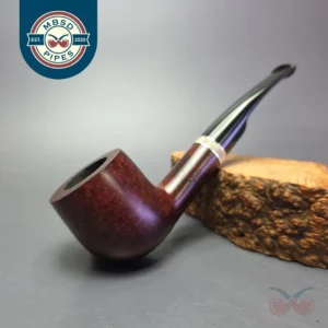 Gigi Fiordo Smooth Pot w/ Silver Estate Briar Pipe, Unsmoked, 9mm