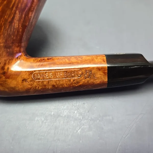 James Upshall A Grade EXL Smooth Panel Dublin Estate Briar Pipe, Unsmoked - Image 10