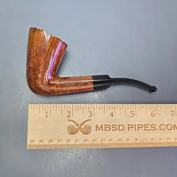 James Upshall A Grade EXL Smooth Panel Dublin Estate Briar Pipe, Unsmoked - Image 12