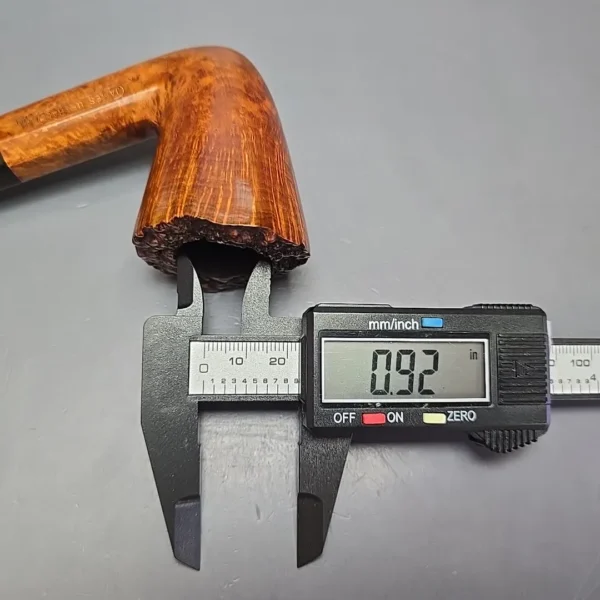 James Upshall A Grade EXL Smooth Panel Dublin Estate Briar Pipe, Unsmoked - Image 13