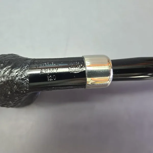Peterson Army Filter 120 Sandblasted Dublin Briar Pipe, New, 9mm - Image 10