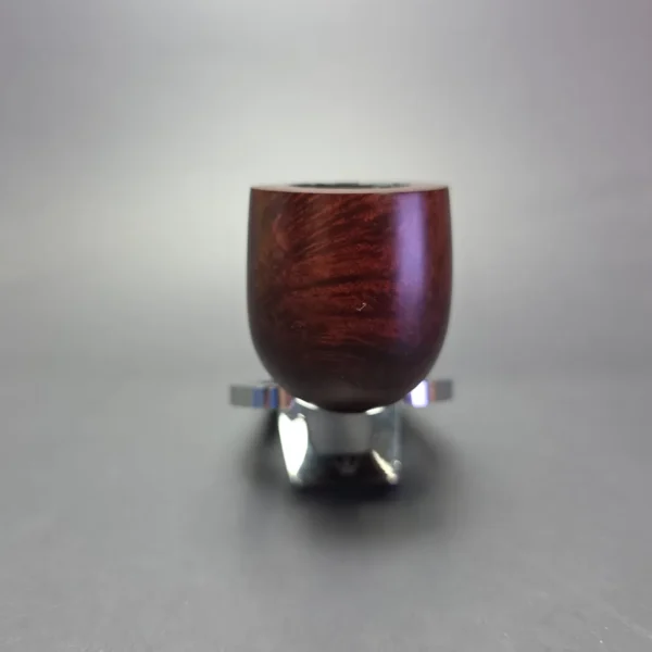 Gigi Fiordo Smooth Pot w/ Silver Estate Briar Pipe, Unsmoked, 9mm - Image 3