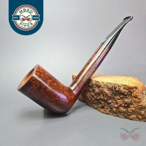 James Upshall A Grade Group 6 Smooth “Newmarket” Stack Estate Briar Pipe, Unsmoked