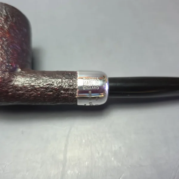 Dunhill 1973 Shell Briar LBS Sandblasted Army Mount Billiard Estate Briar Pipe, English Estates - Image 8