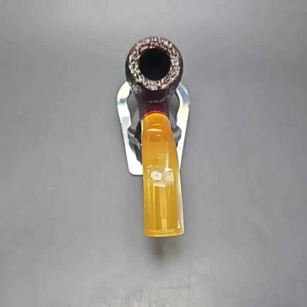 Savinelli 2024 Saint Nicholas 614 Rusticated Oom Paul Estate Briar Pipe, Unsmoked, 6mm - Image 5