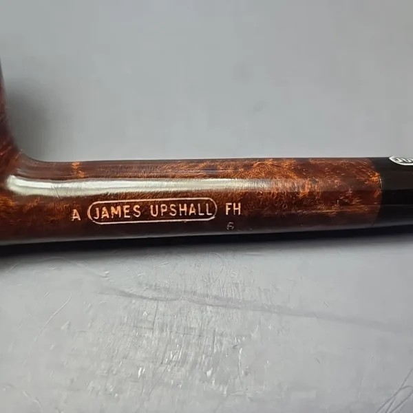 James Upshall A Grade Group 6 Smooth “Newmarket” Stack Estate Briar Pipe, Unsmoked - Image 10