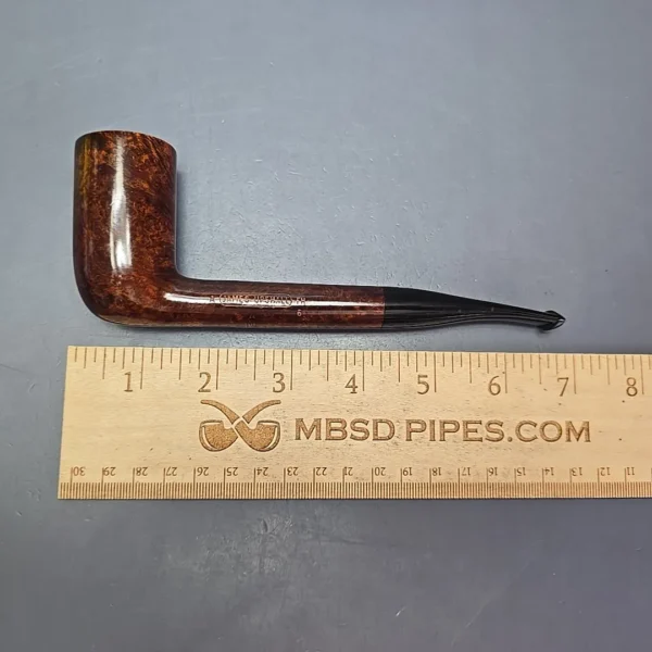 James Upshall A Grade Group 6 Smooth “Newmarket” Stack Estate Briar Pipe, Unsmoked - Image 12