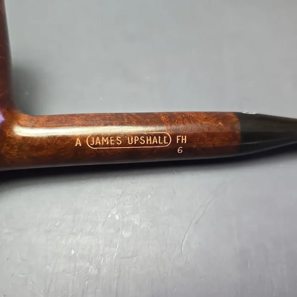 James Upshall A Grade Group 6 Smooth “Newmarket” Stack Estate Briar Pipe, Unsmoked - Image 10