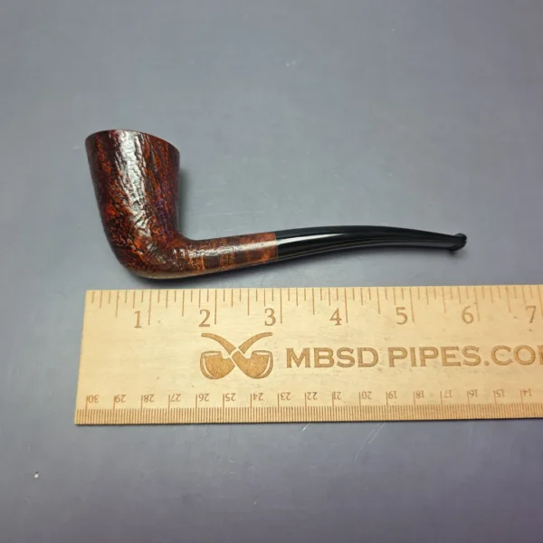 Bruno Nuttens Heritage H1 Partially Sandblasted Dublin Briar Pipe, New - Image 9
