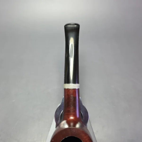 Gigi Fiordo Smooth Pot w/ Silver Estate Briar Pipe, Unsmoked, 9mm - Image 6