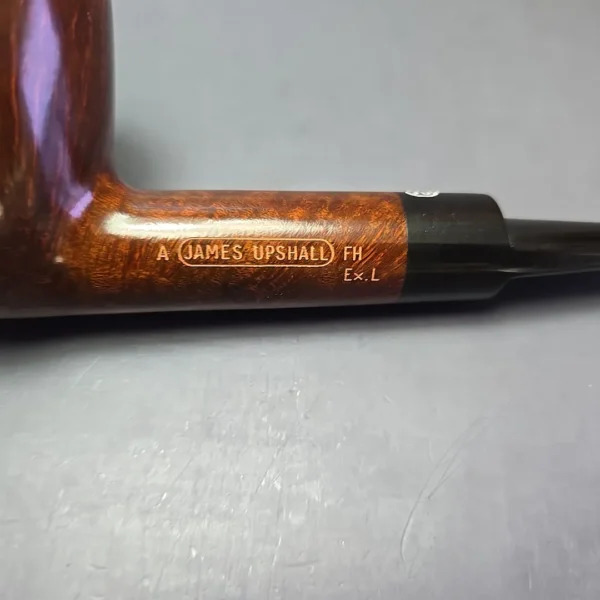 James Upshall A Grade EXL Smooth "Winston" Rhodesian Estate Briar Pipe, Unsmoked - Image 10
